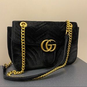 Black Velvet Crossbody